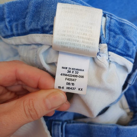 Haggar Work to Weekend Denim Flat Front Jeans 36R - Picture 6 of 9